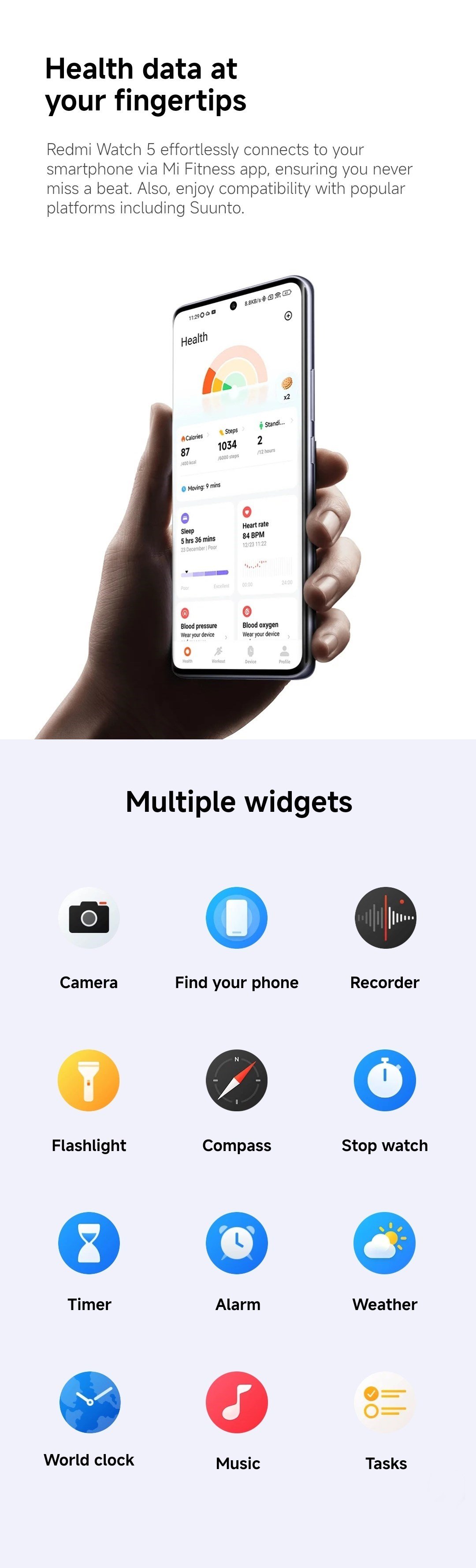 Xiaomi Redmi Watch 5 Calling Smart Watch GPS Fitness Tracker