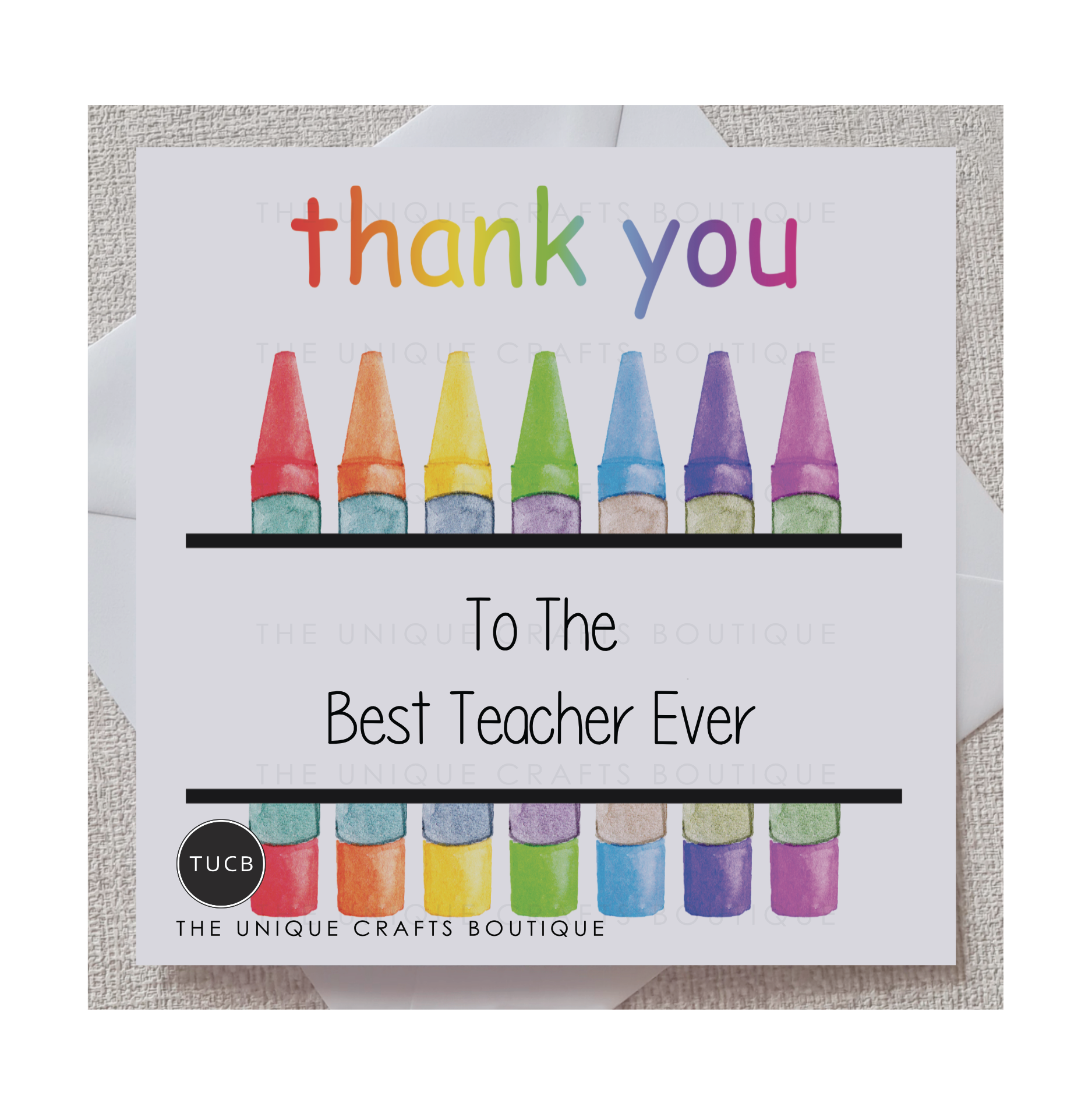 Thank You Crayons Teacher - Payhip