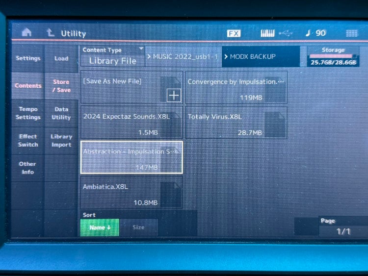 Import to Library MODX