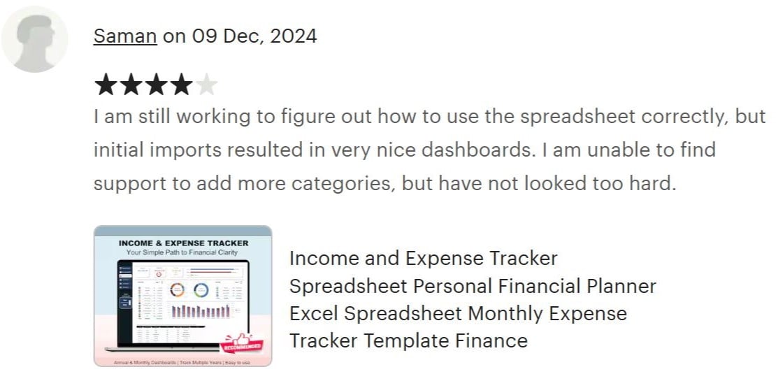 Saman. Income and Expense Tracker Spreadsheet Personal Financial Planner Excel Spreadsheet Monthly Expense Tracker Template Finance from AssetAFC.com