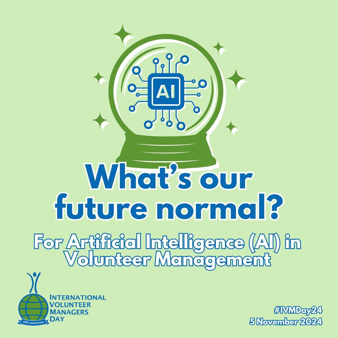 A crystal ball graphic on a light green background with an AI circuit symbol in the centre and text underneath