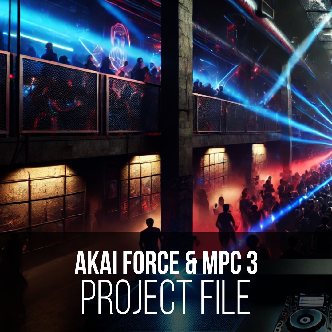 Akai Force & MPC 3 Project // Distant // Peak Time Techno