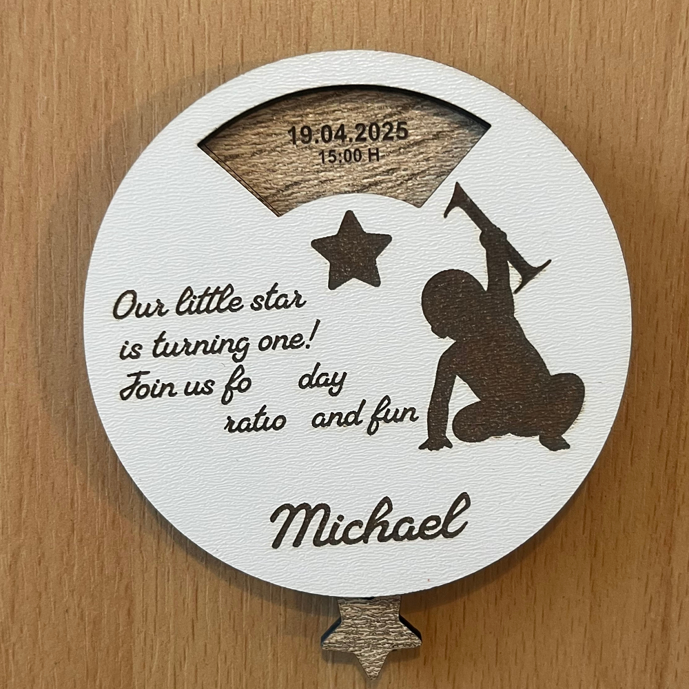 Vector Files for Wooden Invitation Making - SVG, DXF, AI