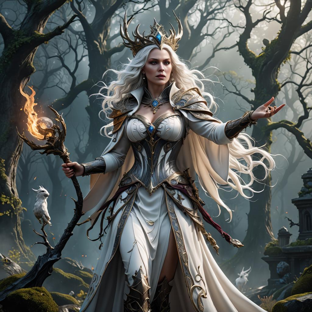 Celeste Alba a white witch