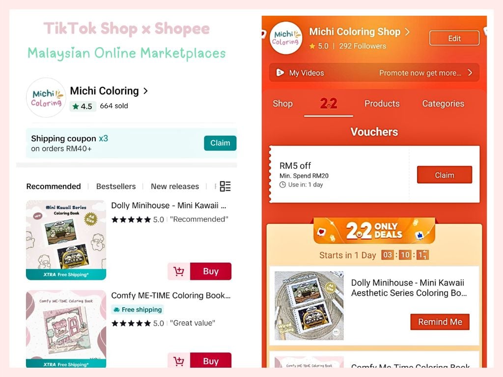 tiktok shopee malaysia