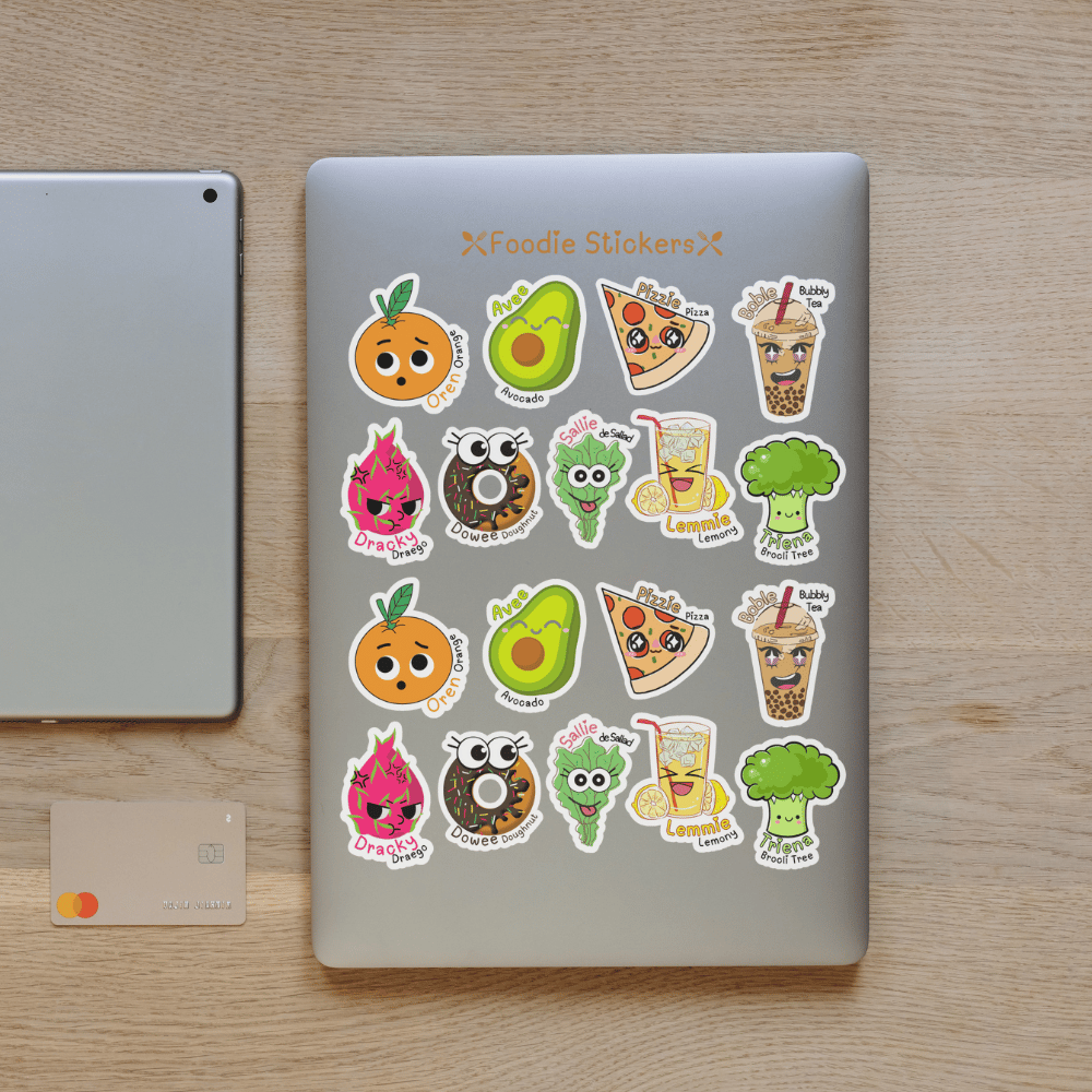 Printable Foodie Stickers