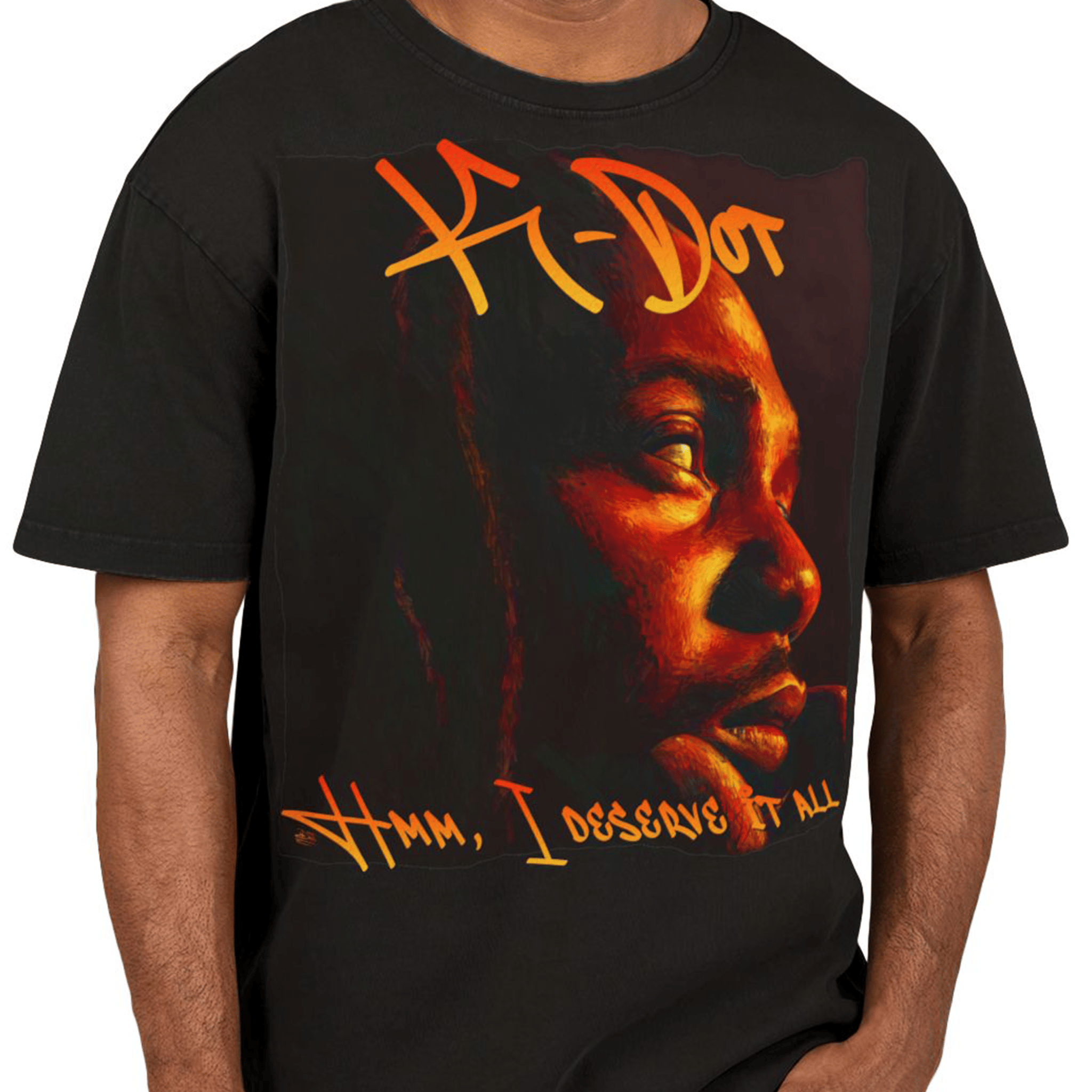 K-Dot - Oversized Vintage Acid Wash Tee