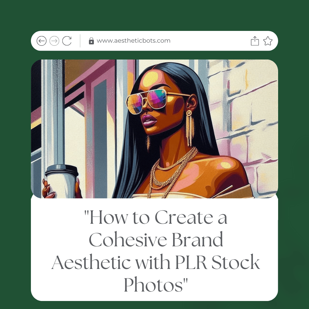 How to Create a Cohesive Brand Aesthetic with PLR Stock Photos