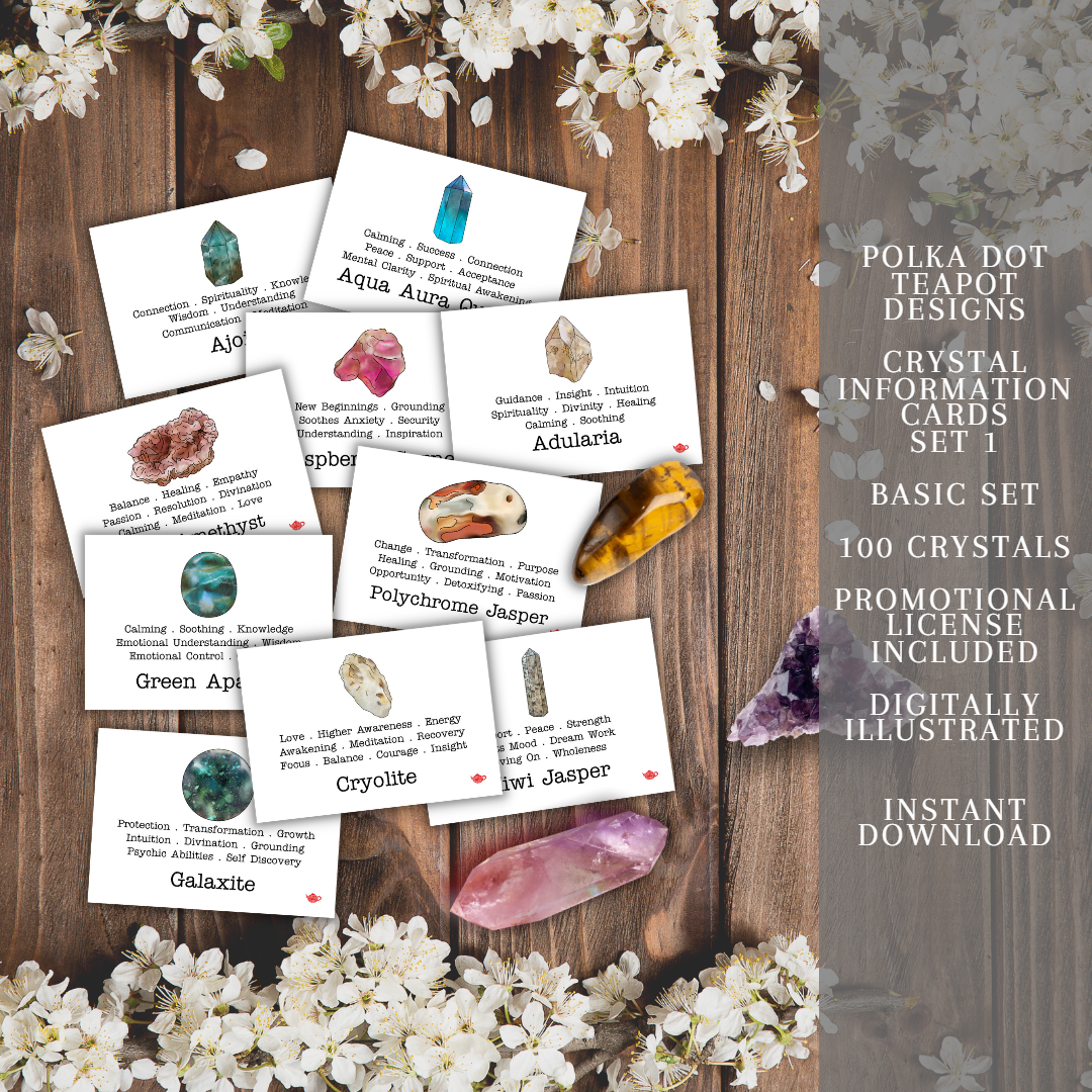 Crystal Information Cards - Payhip