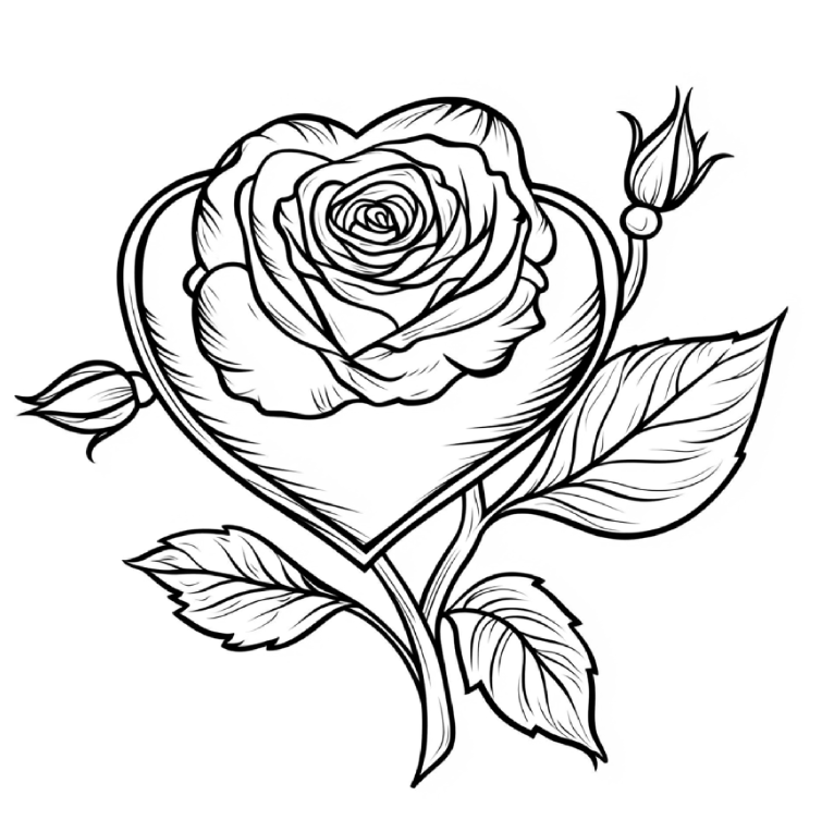 Bold and Easy Sweet Hearts Coloring Book