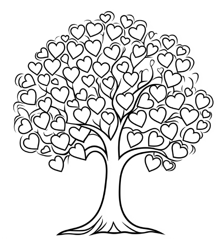 Bold and Easy Sweet Hearts Coloring Book