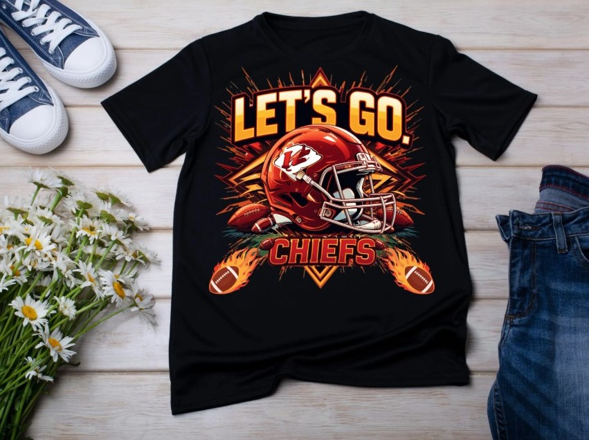 Red Gold Chiefs Lets Go Chiefs football fan kansas city chiefs kc chiefs nfl football chiefs football patrick mahomes mahomes chiefs kingdom gildan