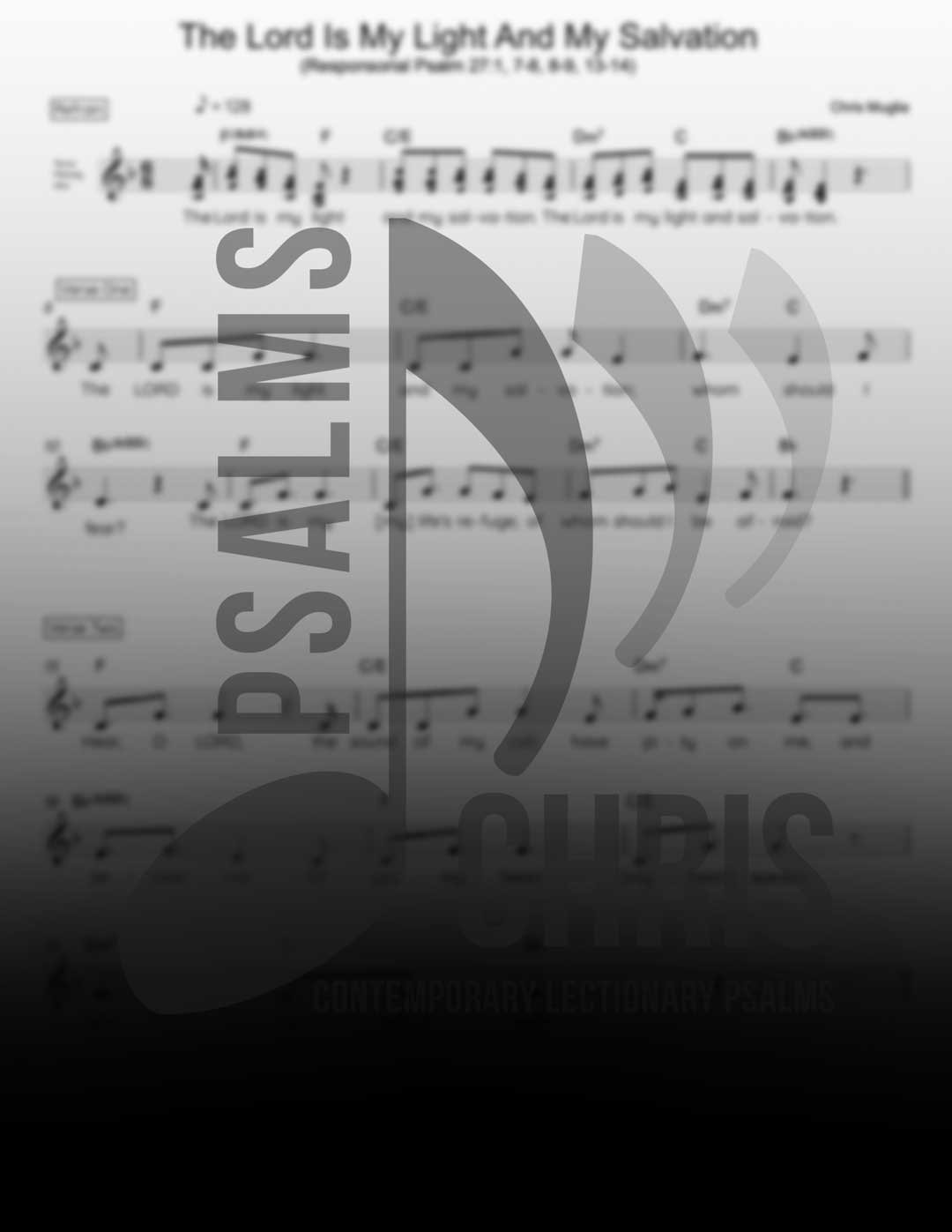 The Lord Is My Light And My Salvation (Responsorial Psalm 27 1, 7-8, 8 ...