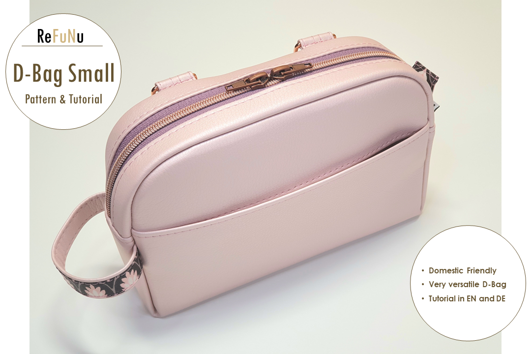 D-Bag Small - Pattern and Tutorial / Schnittmuster und Nähanleitung