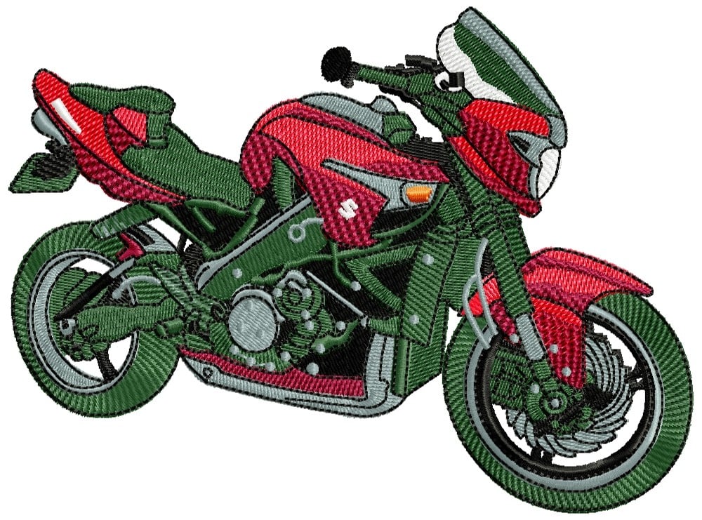 Bike Embroidery Design - Bike Machine Embroidery designs pattern - Bike Embroidery file - Bike embroidery pes - Bike embroidery pack - Bike embroidery Bundle - Bike applique