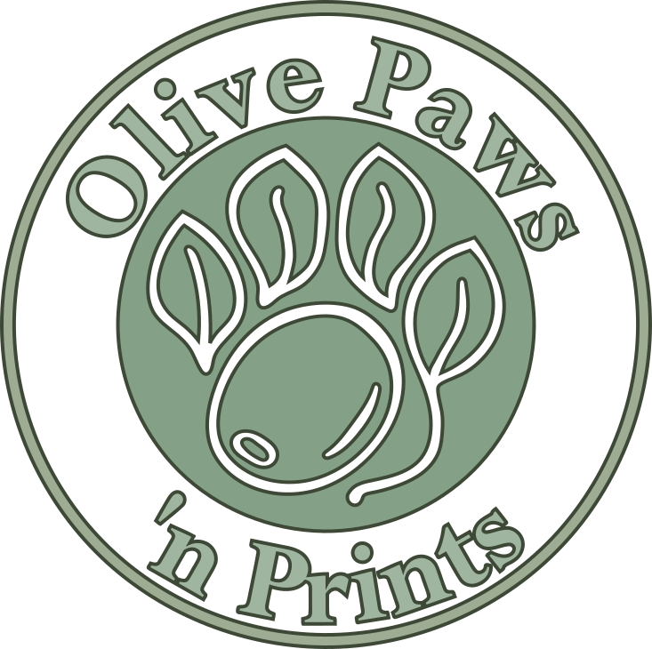 Olive Paws 'n Prints Logo