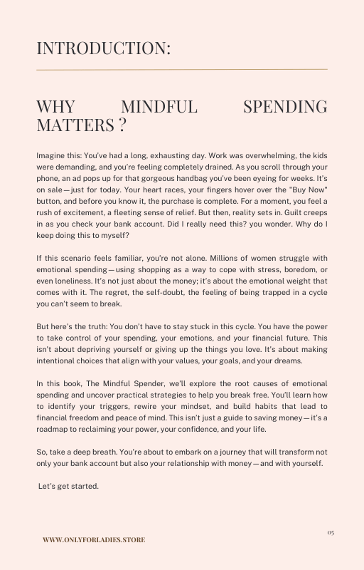 The Mindful Spender: A Woman’s Guide to Conquering Emotional Spending ...