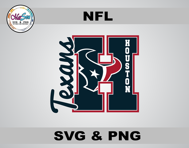 Houston Texans SVG and PNG digital design – NFL football team logo cut file for Cricut, Silhouette, sublimation, and DTF printing