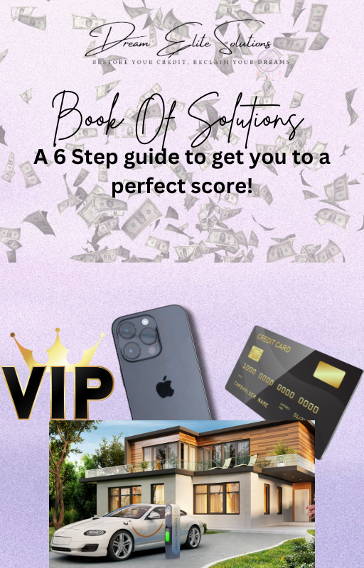 store product block Book Of Solutions: D.I.Y Credit repair E Book poster