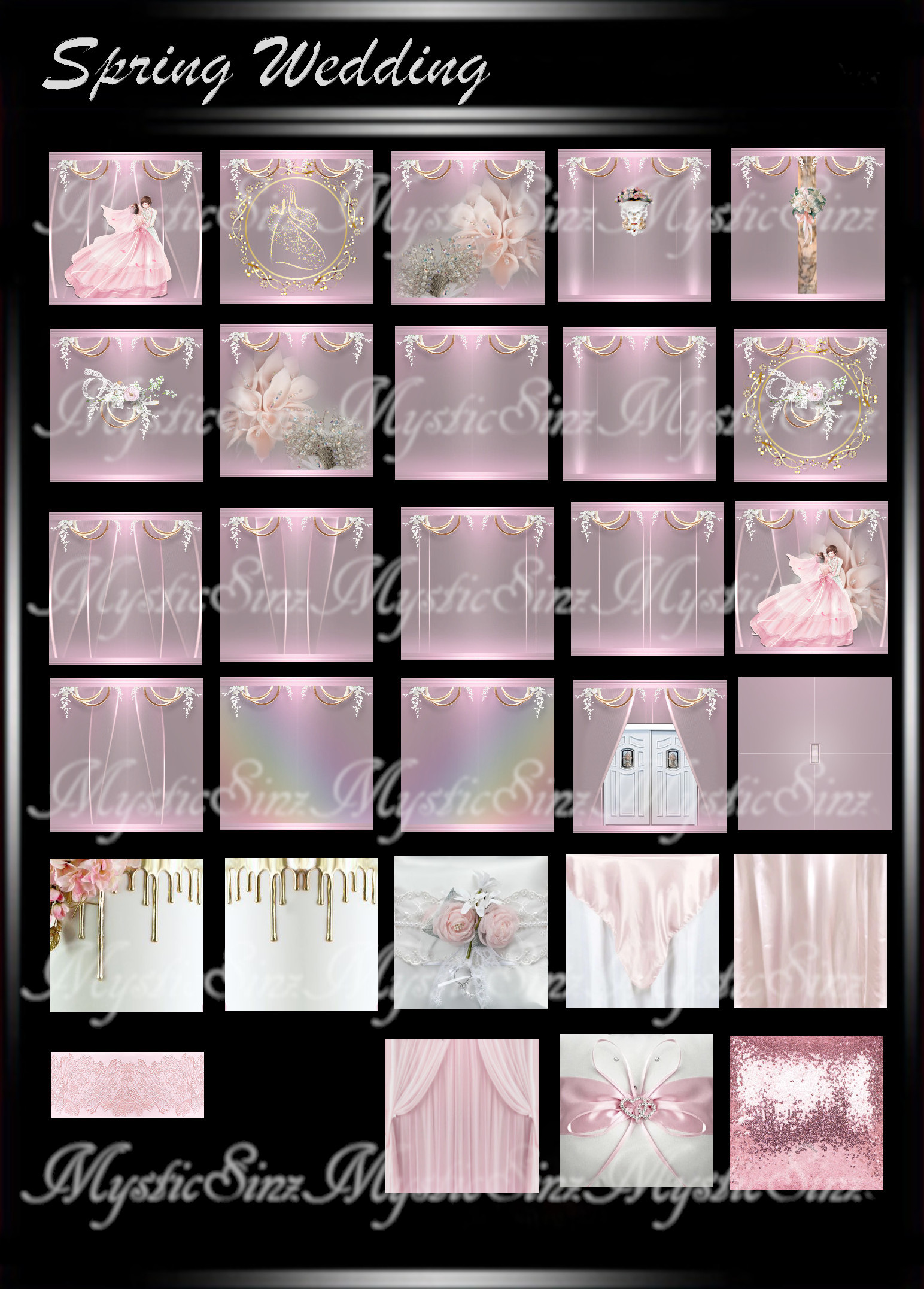 Spring Wedding IMVU Room Textures Collection - Payhip