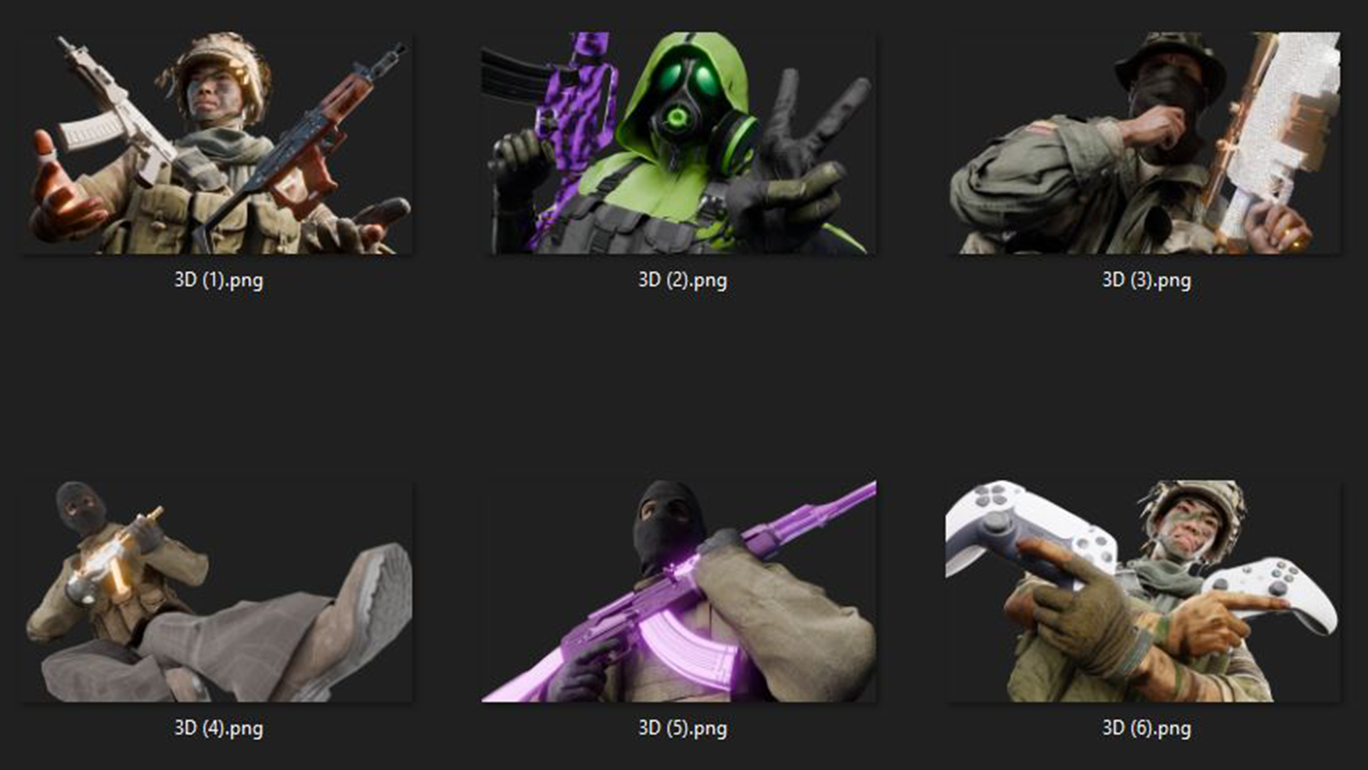 COD | Mini Render Pack #5 (Operators) - Payhip