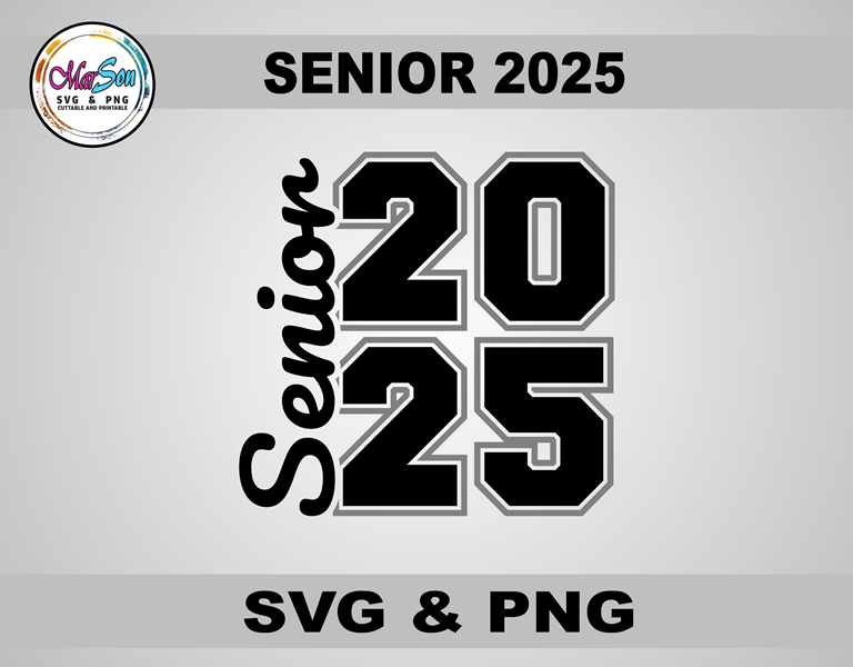 Class of 2025 SVG and PNG digital design, perfect for Cricut and Silhouette cutting machines, sublimation, and DIY graduation projects like custom t-shirts, mugs, and keepsakes