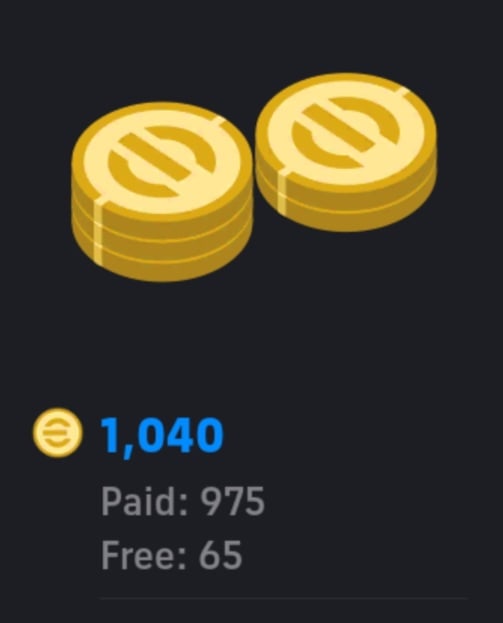 1040 coins efootball