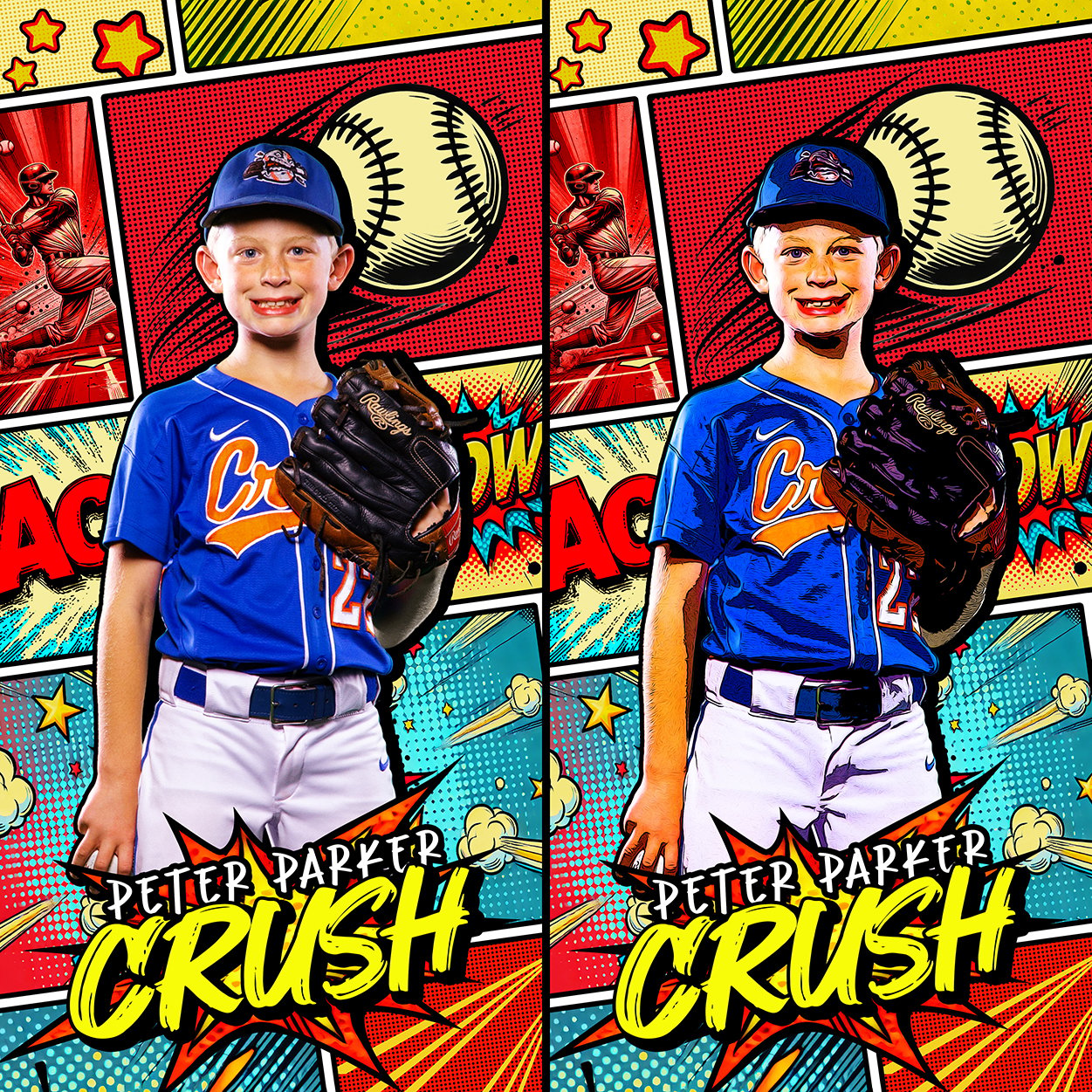 Comic Photoshop Template, Digital Backgrouond, Composite Photos, Multi Sport Design, Team Pics, Photo Day, Media Day, Comic Book, Fun, Portraits, Schools and Teams, T&I