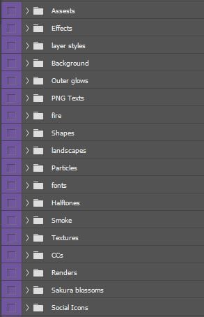 • Assests •  Effects •  Layer Styles •  Background •  Outer Glows •  PNG Texts •  Fire •  Shapes •  Landscapes •  Particles •  Fonts •  Halftones •  Smoke •  Textures •  CCs •  Renders •  Sakura Blossoms •  Social Icons