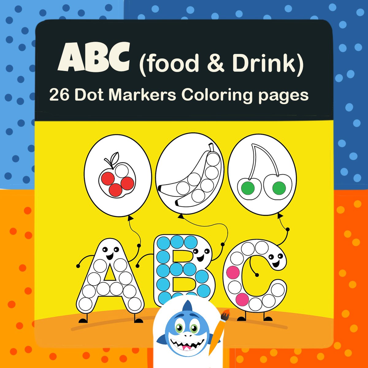 abc-food-drink-for-dot-marker-coloring-book