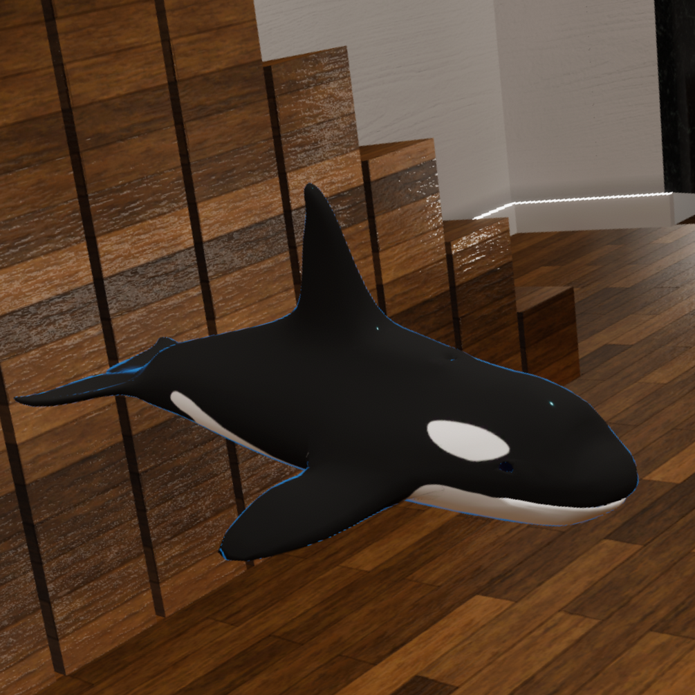 Orcha Whale Avatar / Asset - Dynamic bones - fully rigged