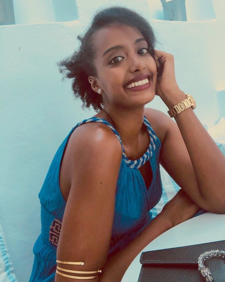 Confident solo female traveler on an adventure