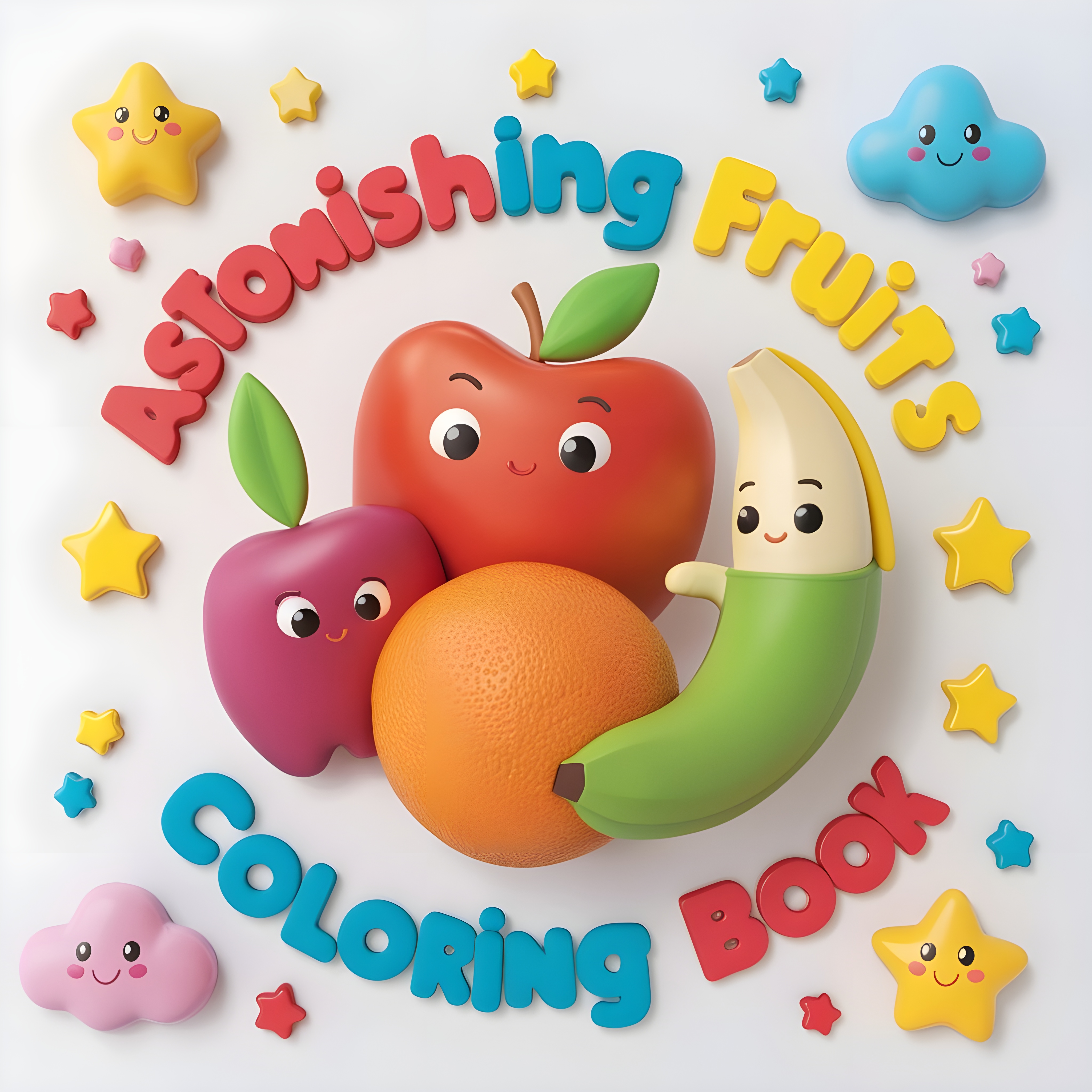 Coloring Activity - Fruits Coloring Book for Kids V1 - Payhip