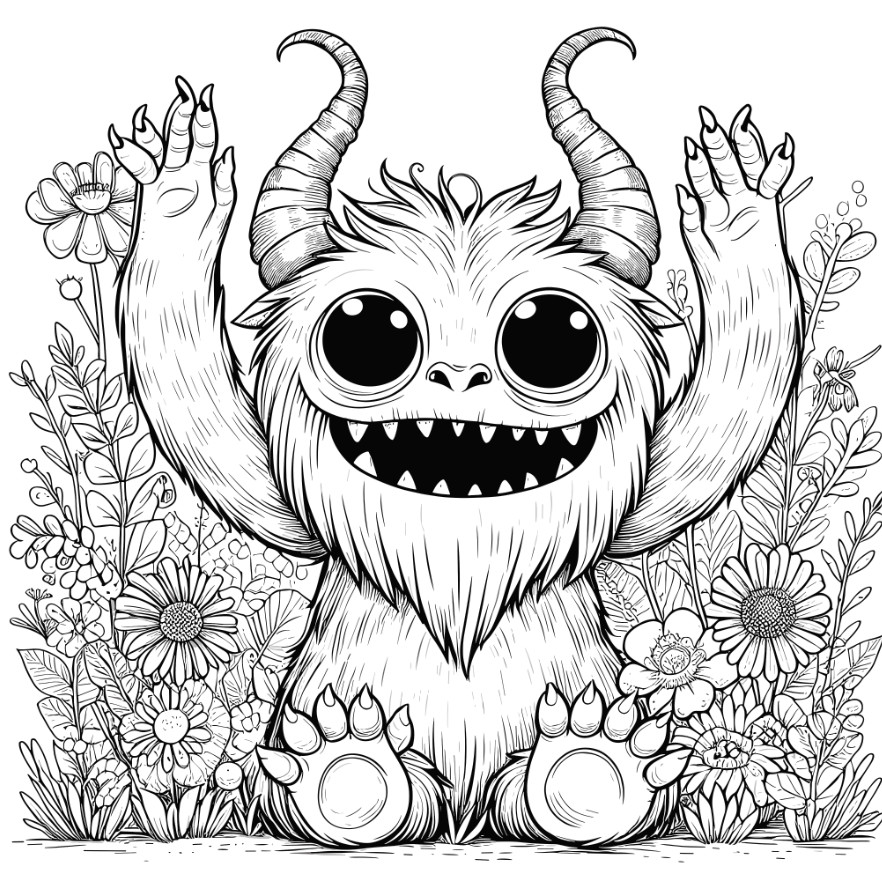 Legendary Creatures and Beasts Coloring Pages for Kids