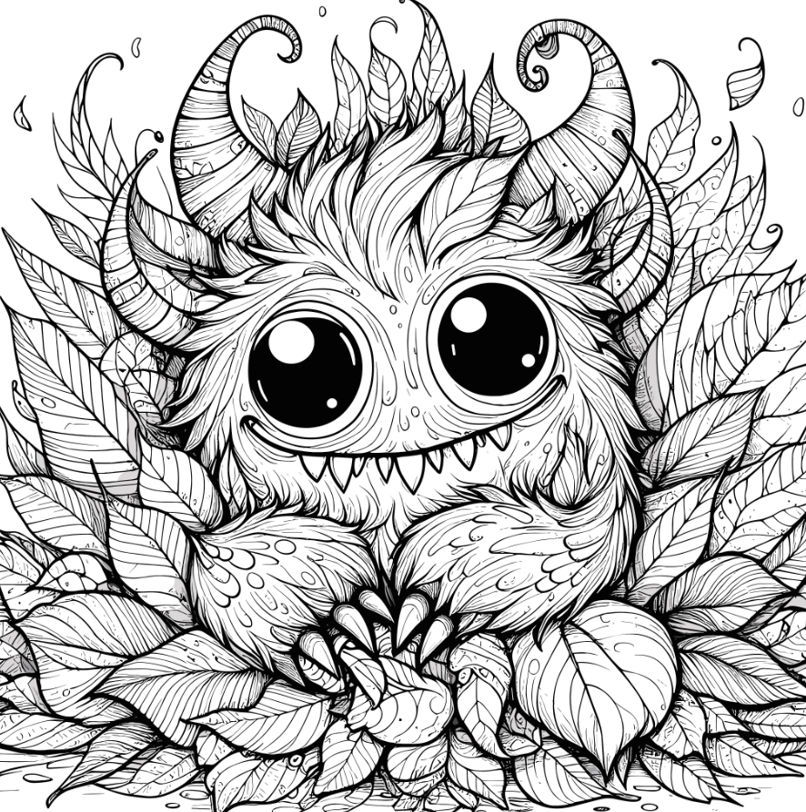 Legendary Creatures and Beasts Coloring Pages for Kids