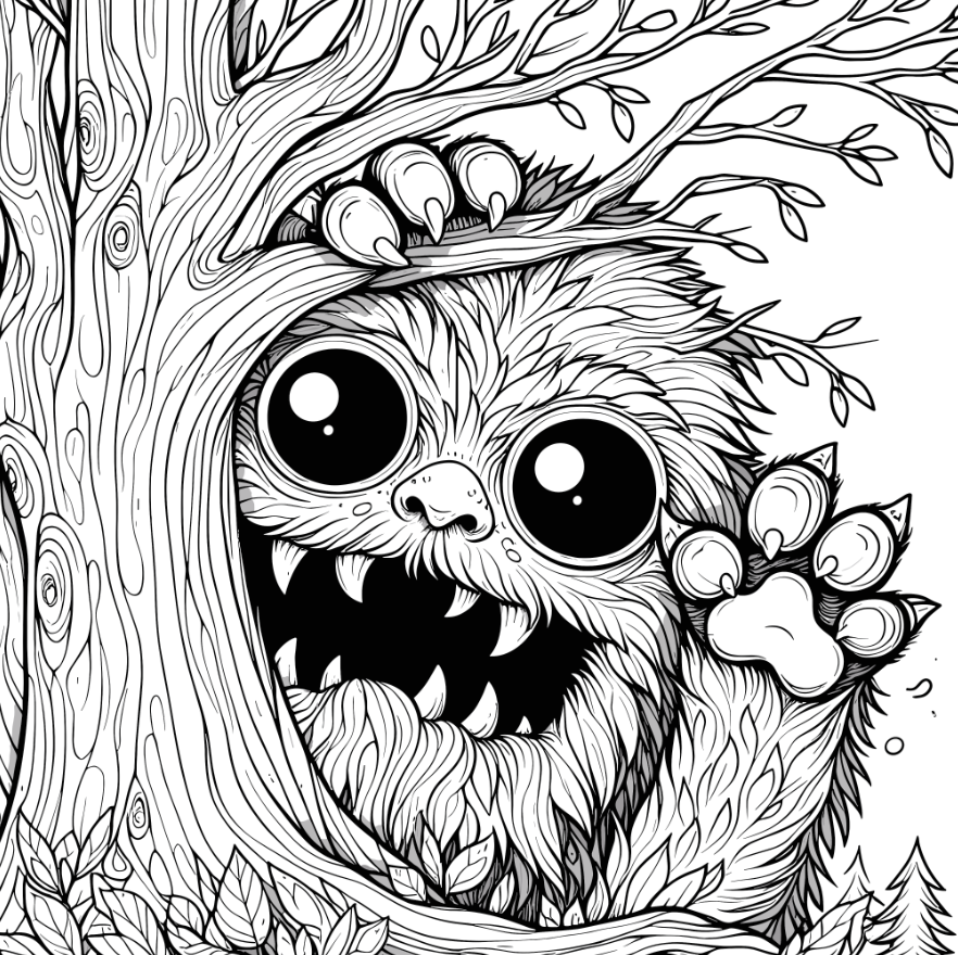 Legendary Creatures and Beasts Coloring Pages for Kids