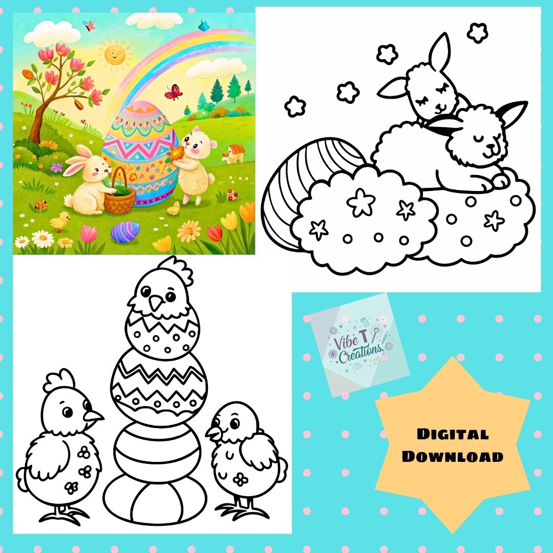 easter coloring pages for all. coco wyo bold and easy coloring