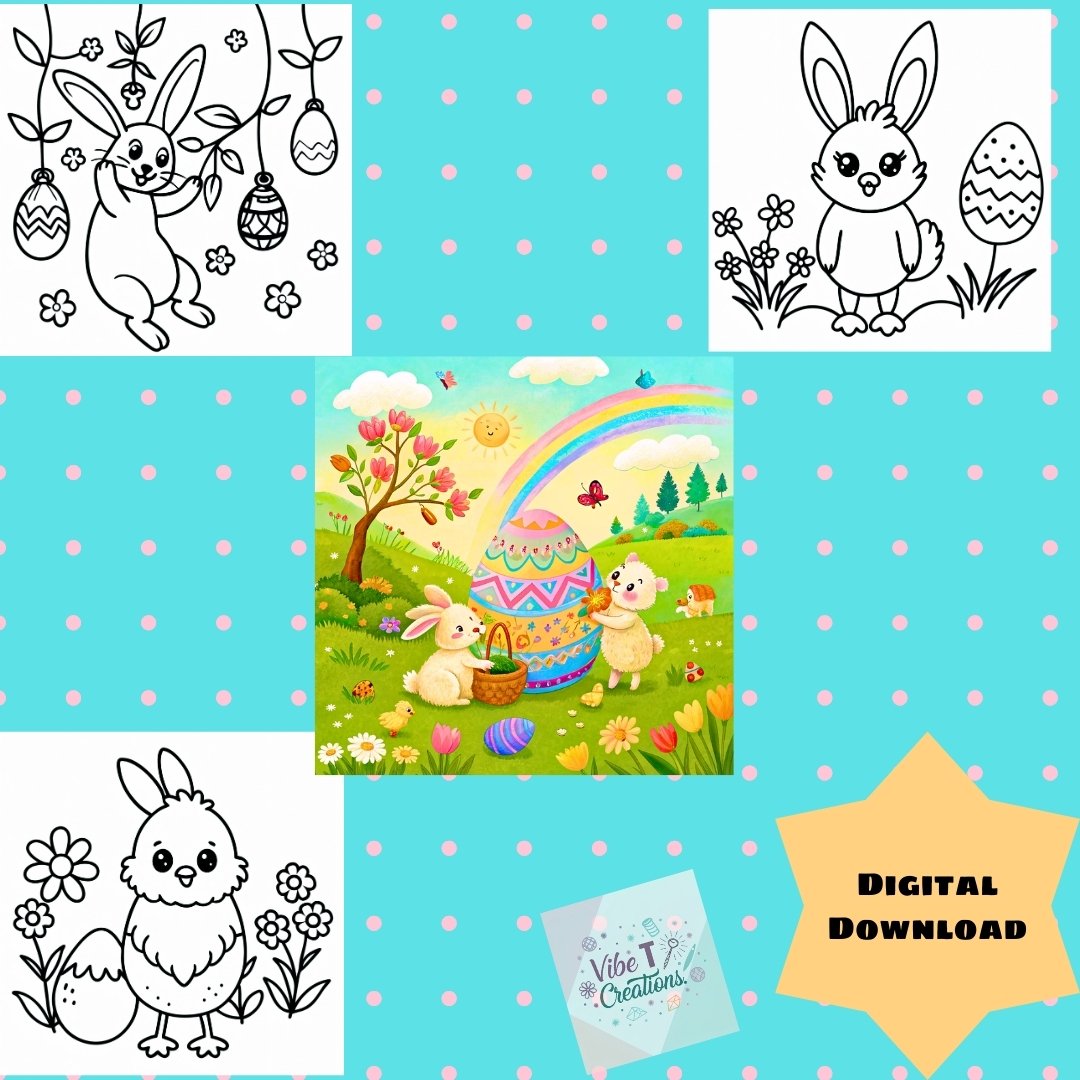 easter coloring pages for all. coco wyo bold and easy coloring