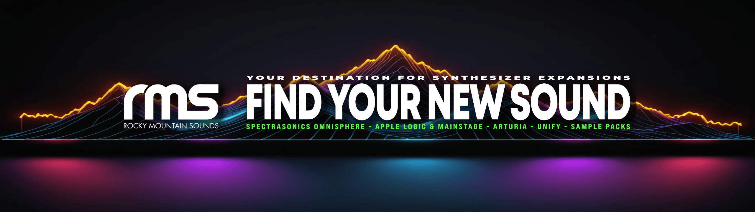 Rocky Mountain Sounds Find Your New Sound banner image