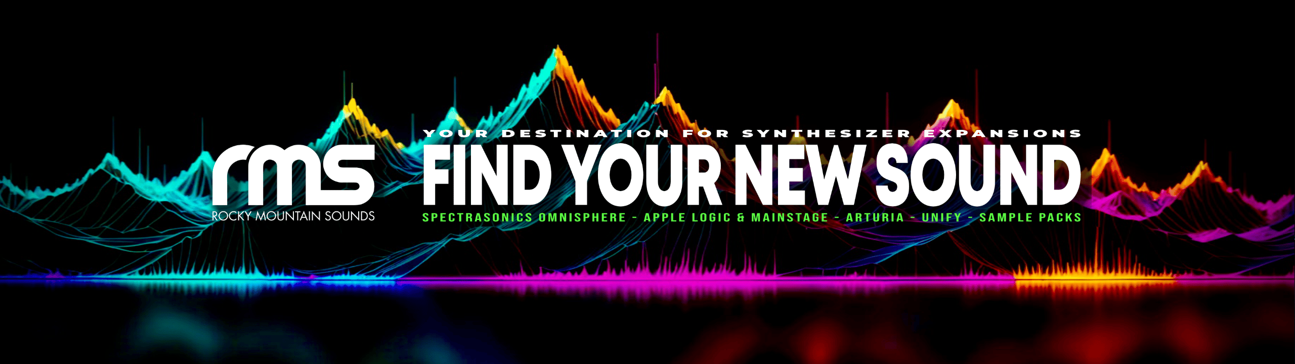 Rocky Mountain Sounds Find Your New Sound banner image