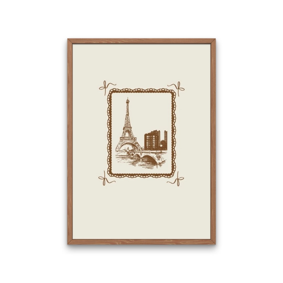 Paris Art, Vintage Paris Illustration, Home Decor, Paris Lover Gift, Aesthetic Room Decor, Elegant Wall Art, Elizabeth James, The Parent Trap, Nancy Meyers Inspired, Nancy Meyers, French Chic Design, European Aesthetic, Travel-Inspired Decor