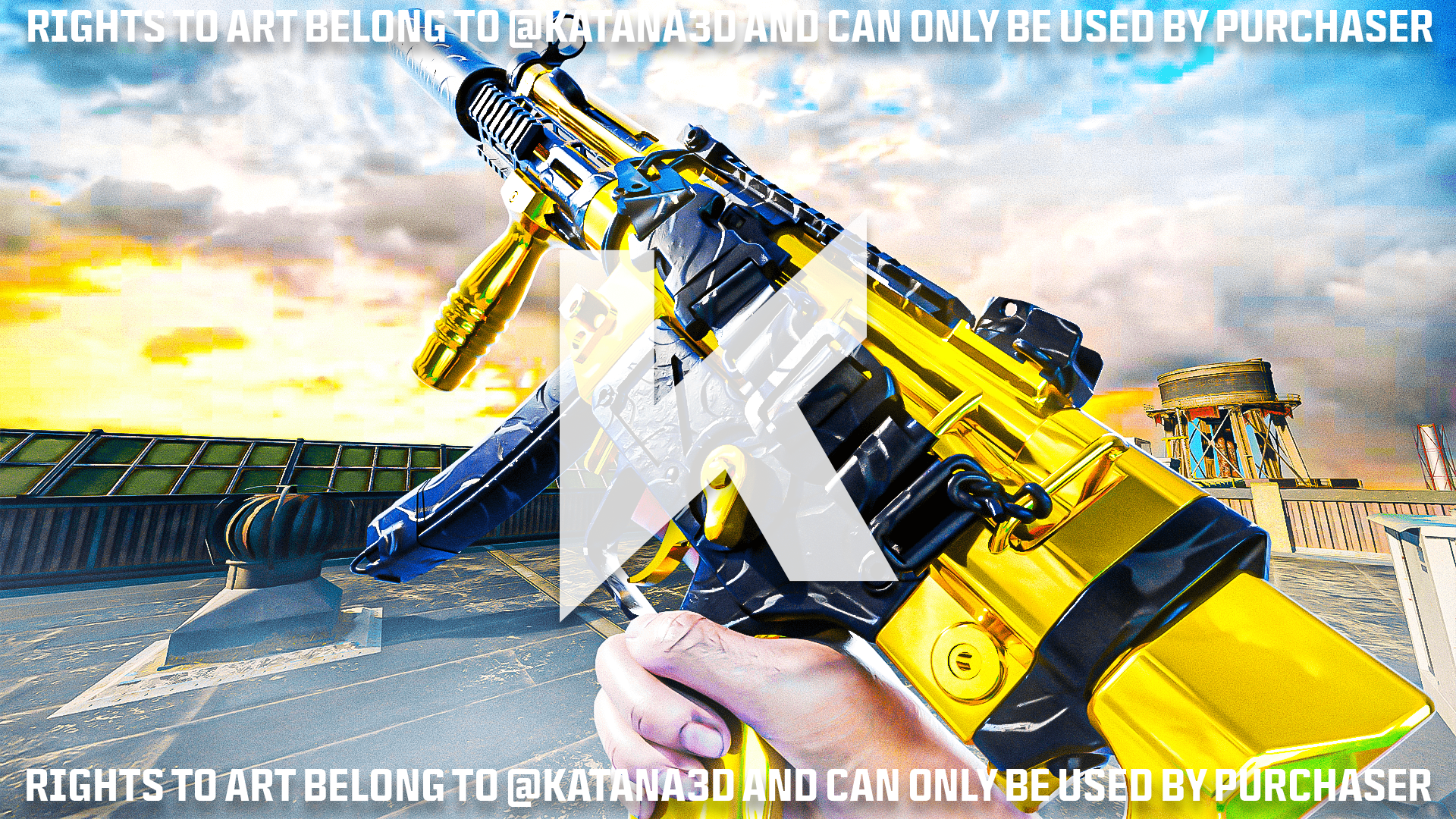 COD/Warzone Thumbnail - Gold OG MP5 (Rebirth Verdansk Versions) - Payhip