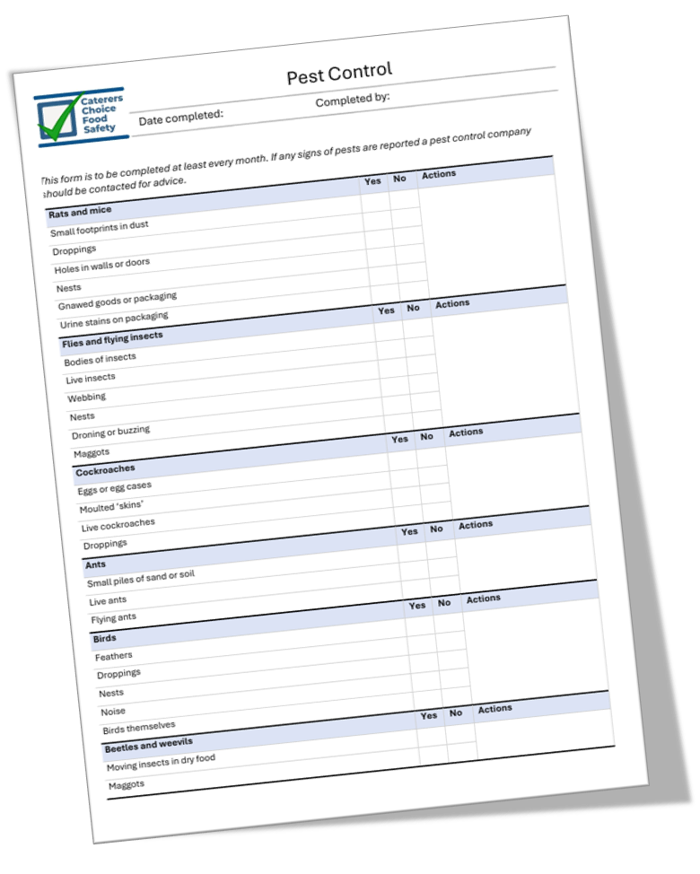 Opening & Closing Checks