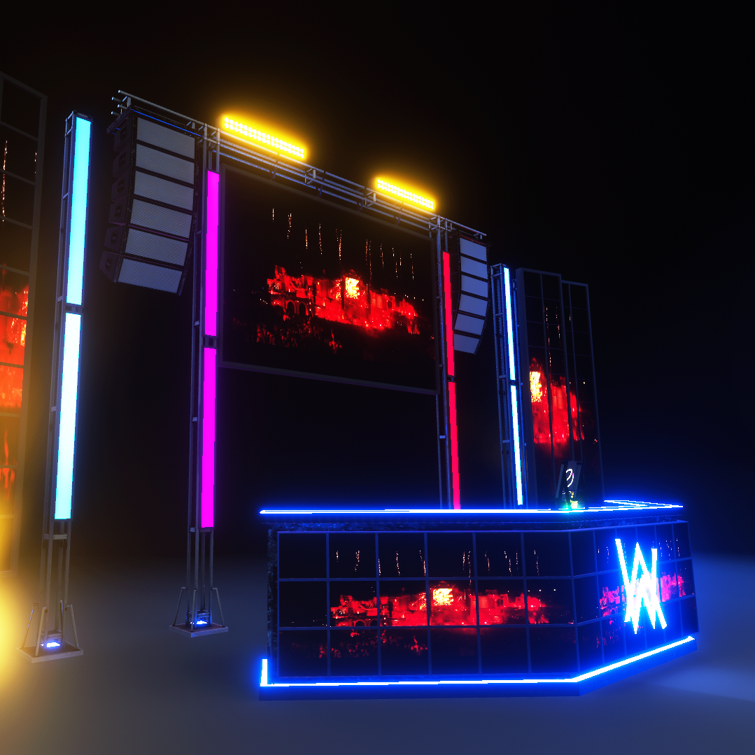 DJ Booth 4 for vrchat