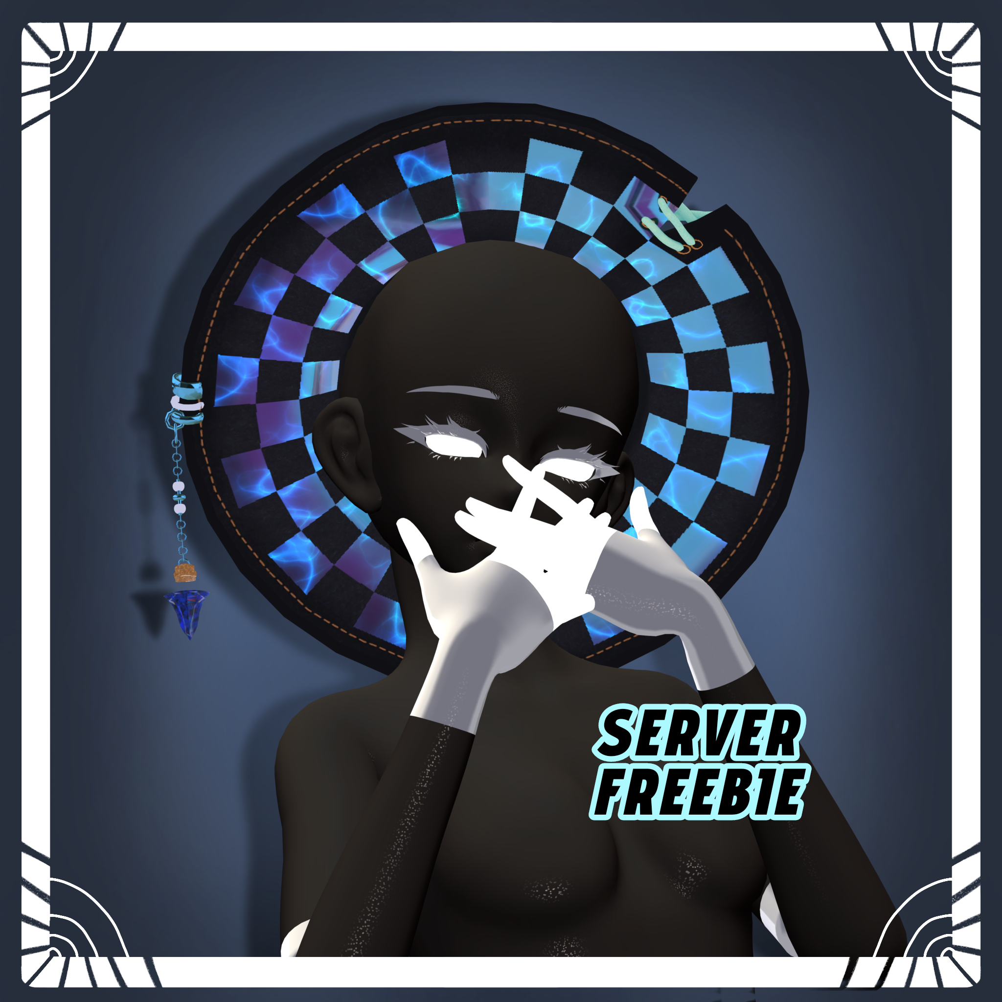 Ranger hat asset with illuminated material effects