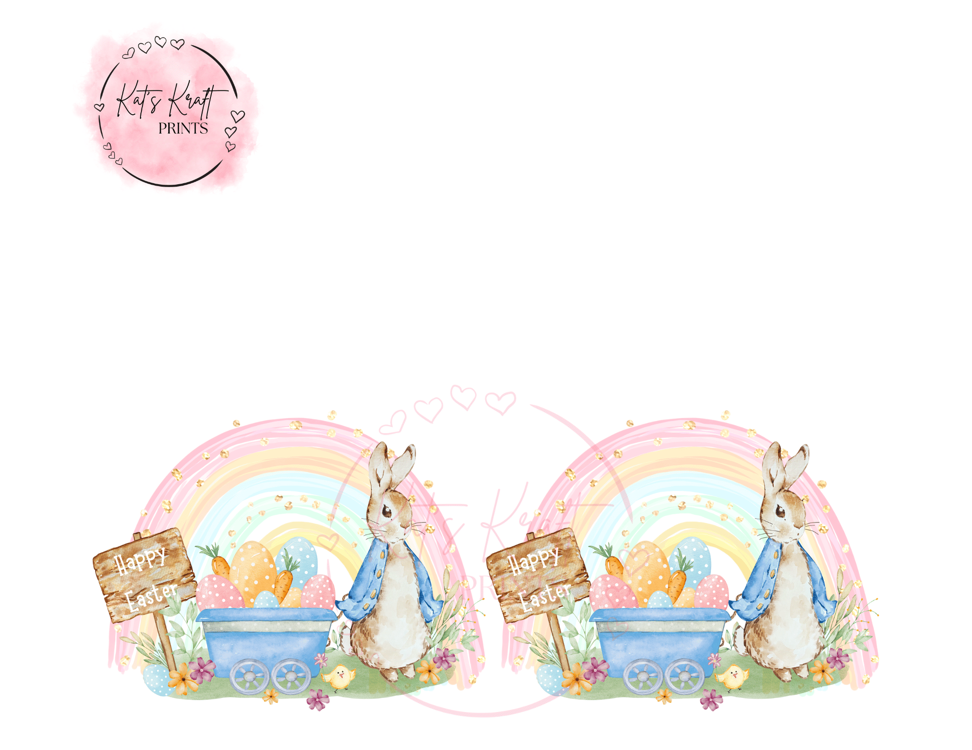 Happy Easter bunny mug wrap - Payhip