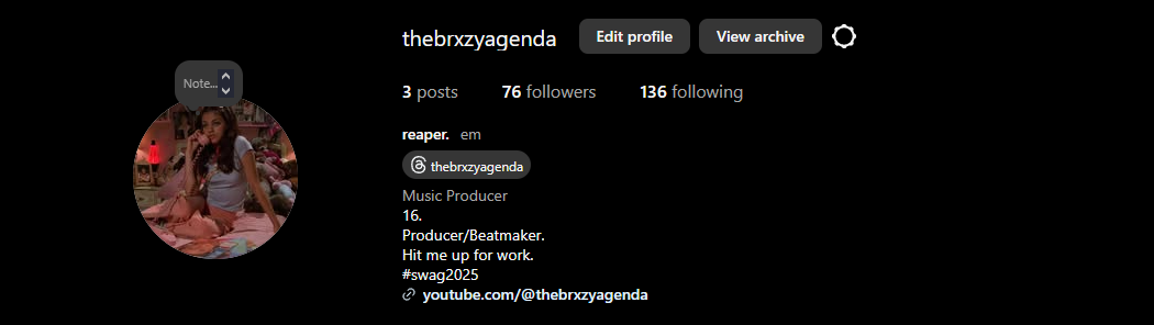 my instagram.