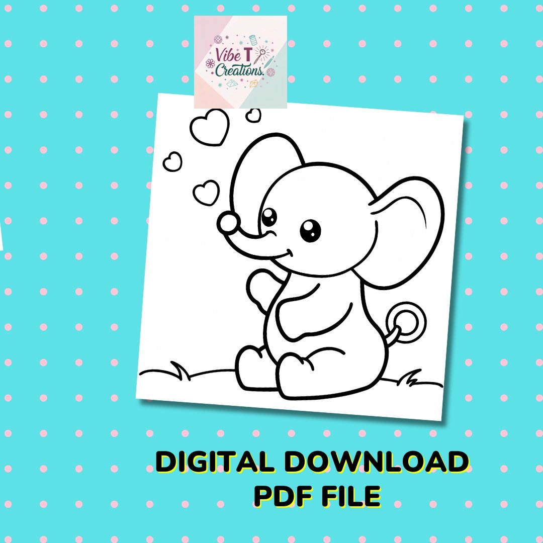Chibi Cute Animal Coloring Book for Kids: Adorable Kawaii Baby Animals, Fun and Easy Big Designs, Whimsical Chibi Art for Kids and Teens