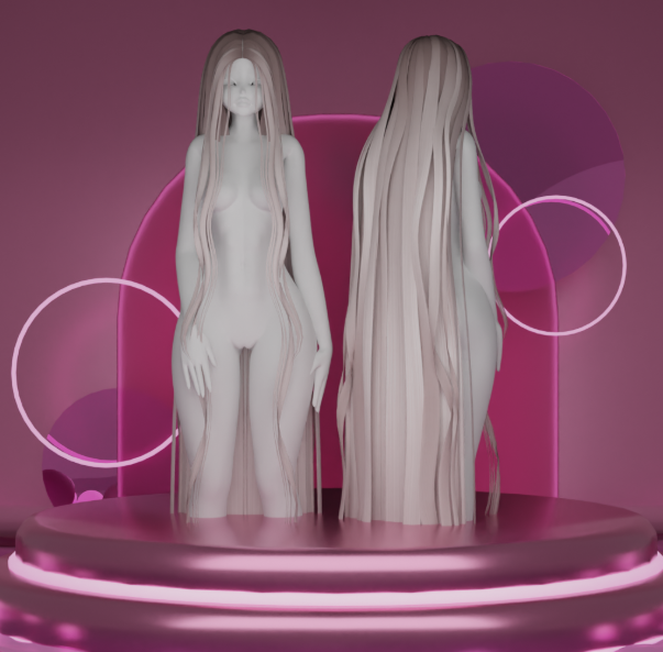 Charlotte's hair for VRChat