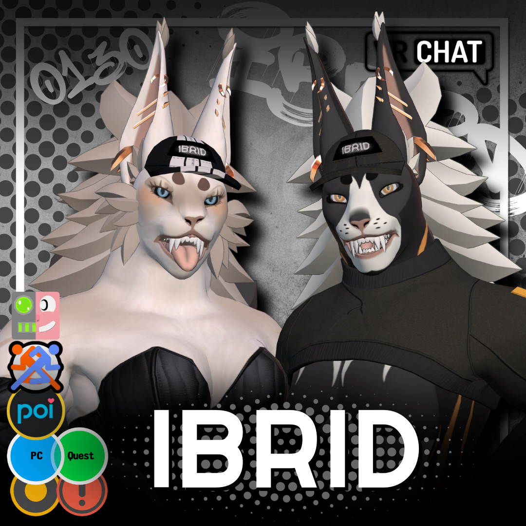 IBRID Hybrid Cat Avatar Vrchat 3.0 (PC & Quest)